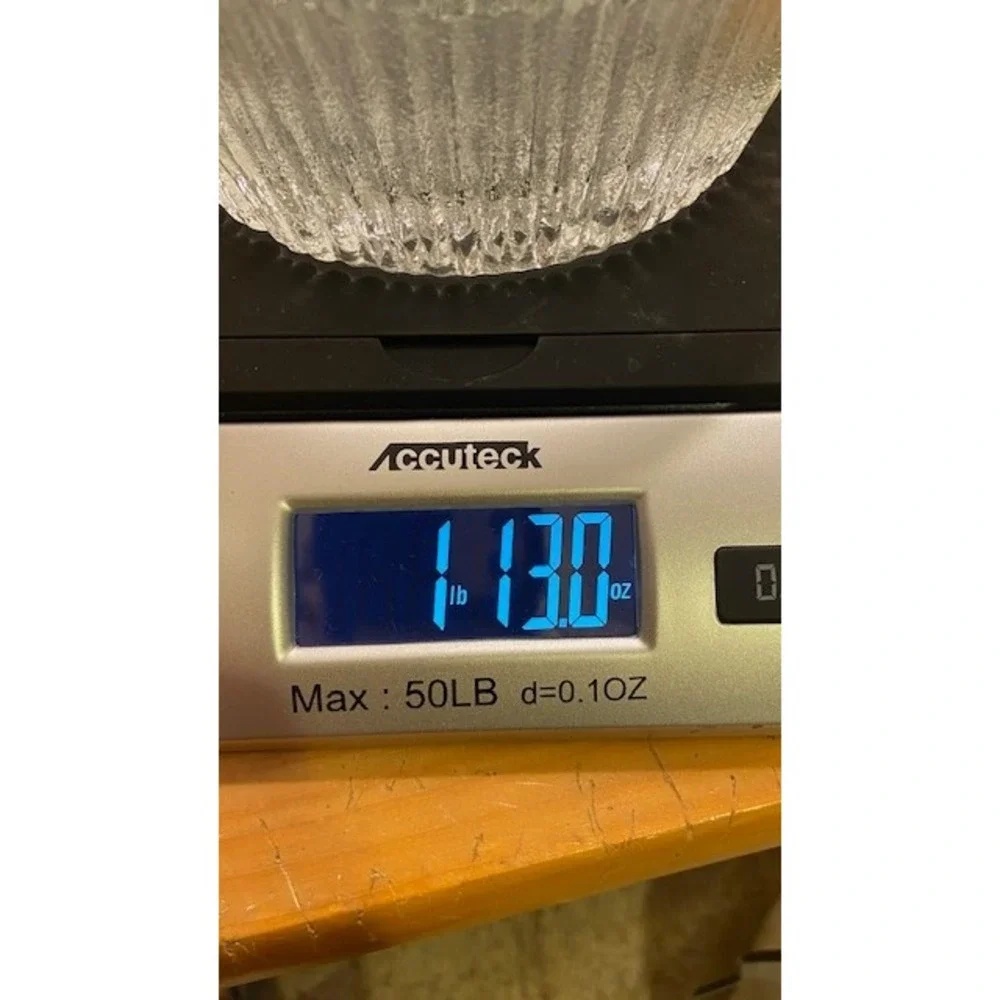 Iittala Finland Paadar Glass Dessert Bowl Tapio Wirkkala Vintage MCM Clear 5.75